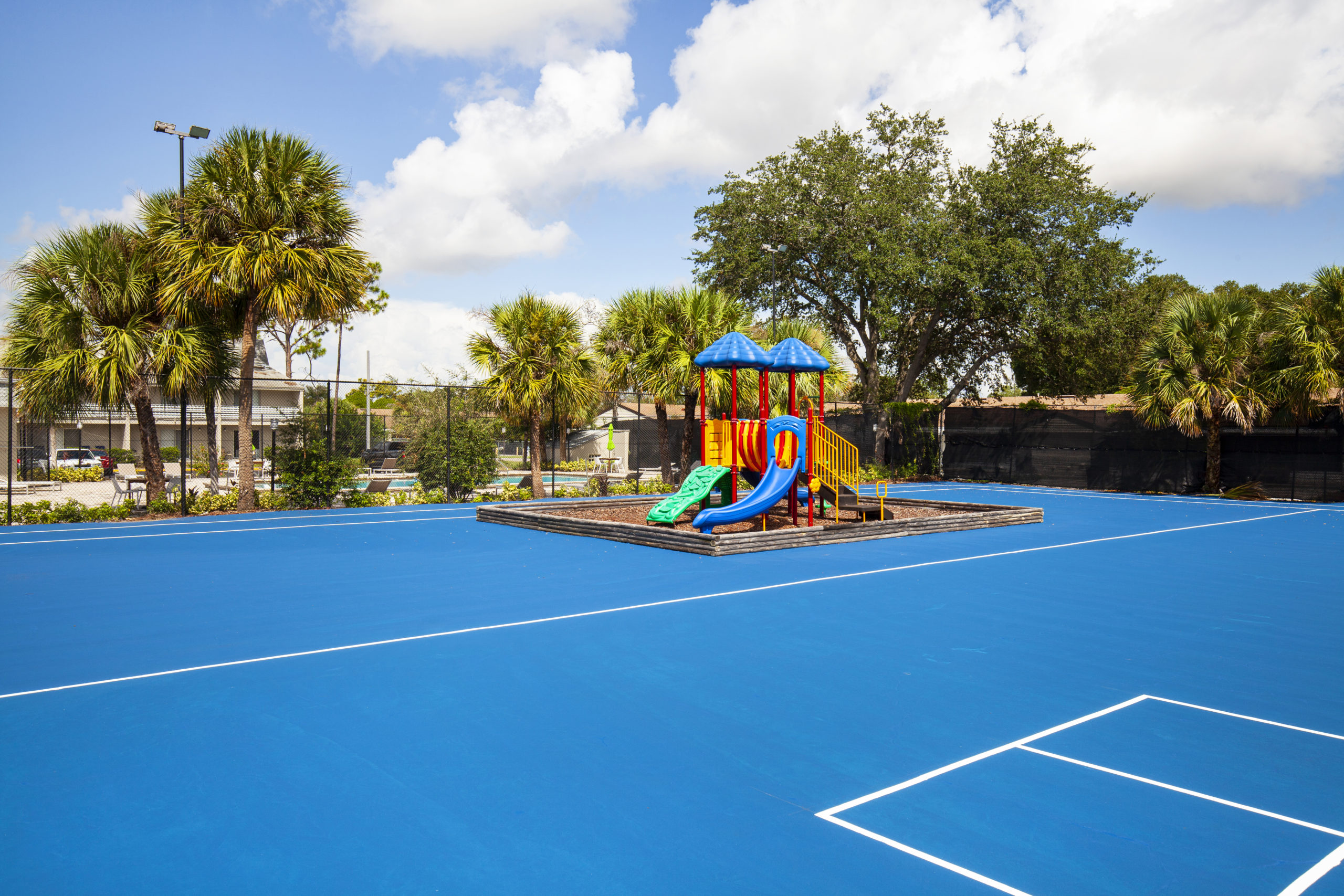 playground tennis court amenities